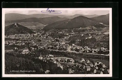 AK Biedenkopf-Lahn, Ortsansicht mit Umland