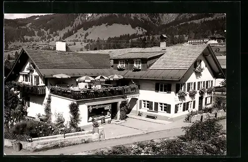 Foto-AK Bad Oberdorf /Allgäu, Ansicht vom Gasthaus