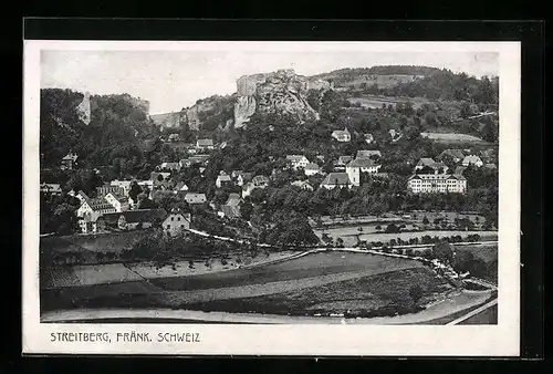 AK Streitberg /Fränk. Schweiz, Ortsansicht mit Umgebung