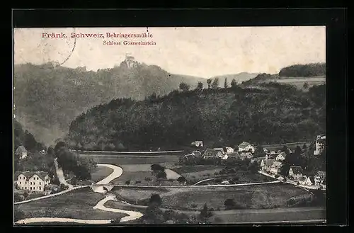 AK Behringersmühle /Fränk. Schweiz, Schloss Gössweinstein