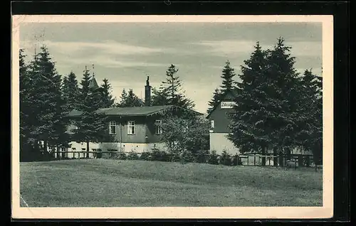AK Bad Reiboldsgrün, Zöbischhaus im Sommer