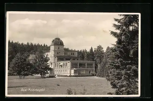 AK Bad Reiboldsgrün, Blick auf grosses Gebäude