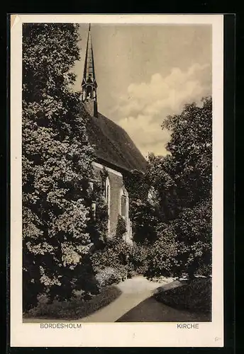 AK Bordesholm, Ansicht von Kirche