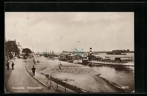 AK Emmerich, Partie am Rhein