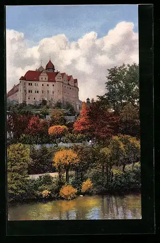 Künstler-AK Photochromie Nr.: 3479, Erzgebirge, Schloss Zschopau