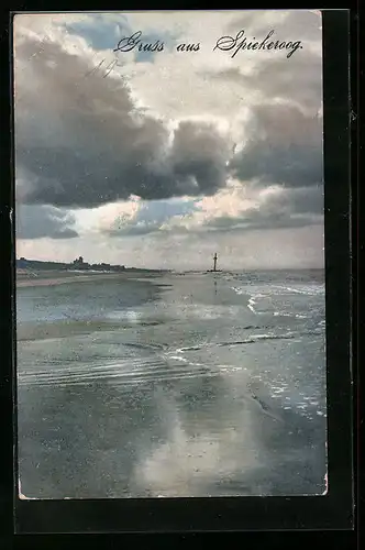 AK Photochromie 1932: Partie an der See