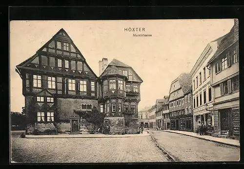 AK Höxter, Partie in der Marktstrasse