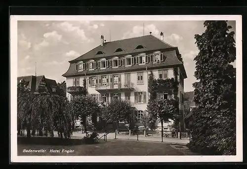 AK Badenweiler, Blick auf Hotel Engler