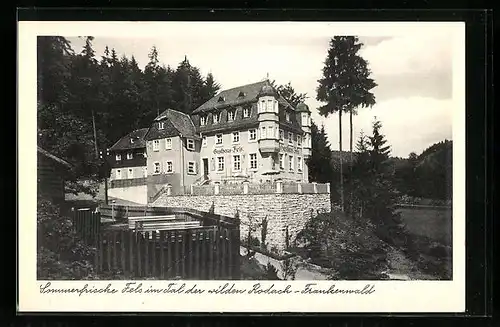 AK Bernstein a. W., Gasthaus und Pension Fels