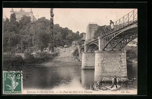 AK Palis, Le Pont et le Chateau
