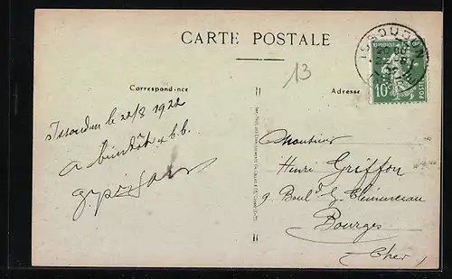 AK Issoudun, Rue République et la Place des Marchés