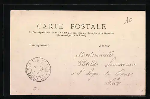 AK Issoudun, Hotel des Postes et Télégraphes