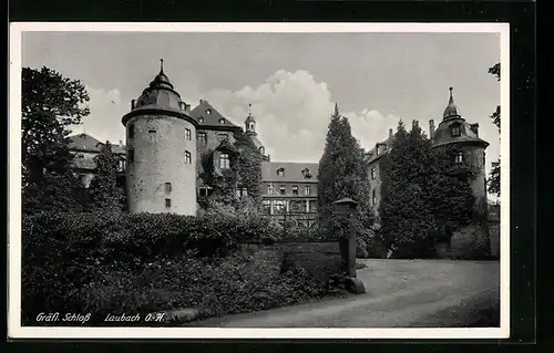 AK Laubach Oberh., Gräfliches Schloss