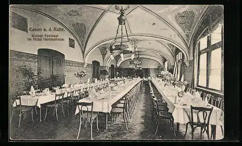 AK Essen a. d. Ruhr, Kleiner Festsaal im Hotel Vereinshaus