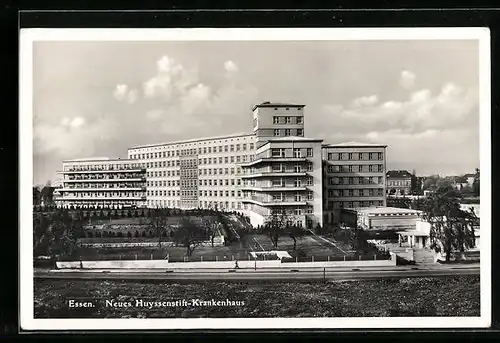 AK Essen a. d. Ruhr, Blick auf das neue Huyssenstift-Krankenhaus