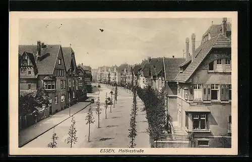 AK Essen a. d. Ruhr, Stadthäuser in der Moltkestrasse