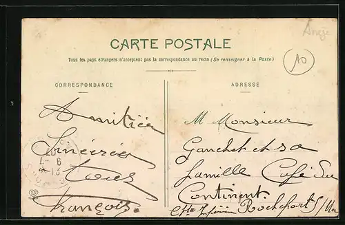 AK Saint-Girons, La Rue Gambetta, Cafe