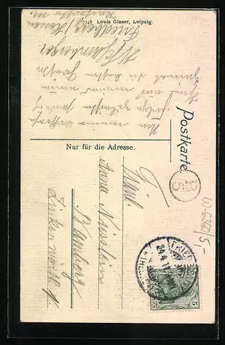 AK Friedberg i. Hessen, Blick zum Adolfsturm