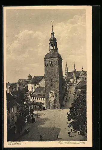 AK Bautzen, Blick auf den Lauenturm