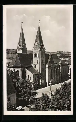 AK Eichstätt i. Bayern, Blick auf den Dom