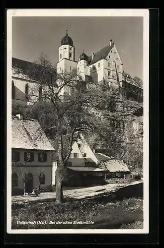 AK Haigerloch Hz., bei der alten Stadtmühle unter dem Schloss