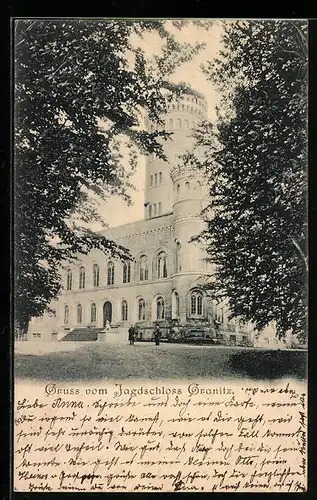 AK Binz, vor dem Jagdschloss Granitz