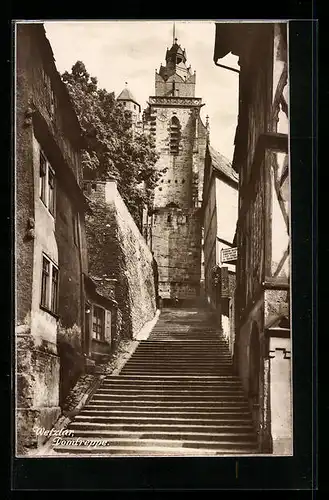 AK Wetzlar a. L., an der Treppe unter dem Dom