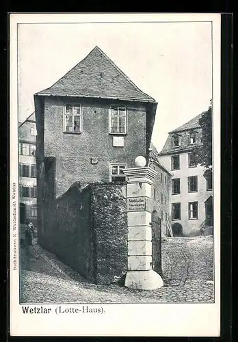 AK Wetzlar, am Tor vor dem Lotte-Haus