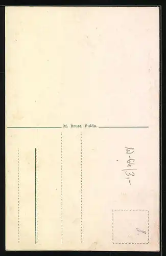 AK Fulda, vor dem Bonifacius-Denkmal