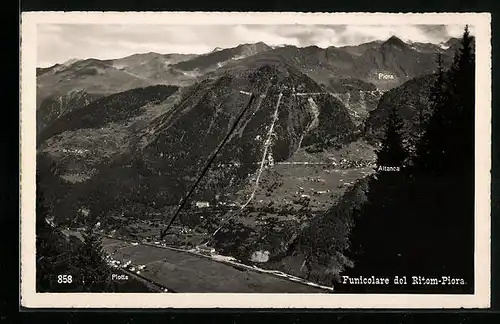 AK Funicolare del Ritom-Piora, Vue Panoramique