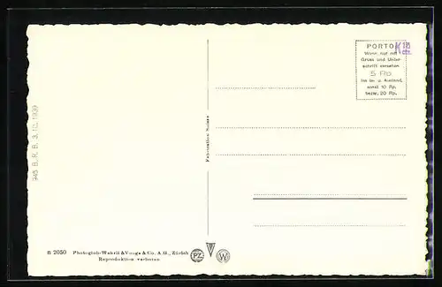 AK Liestal, Generalansicht der Stadt im Tal