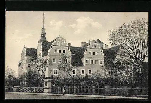 AK Dobrilugk, Blick auf das Schloss