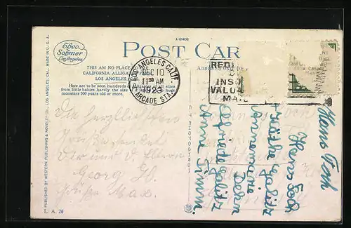 AK Los Angeles, Alligator Farm