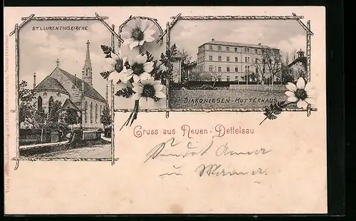 AK Neuen-Dettelsau, Diakonissen-Mutterhaus, St. Laurentiuskirche
