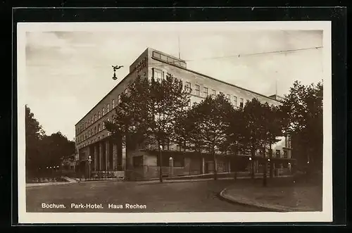AK Bochum, Park-Hotel, Haus Rechen