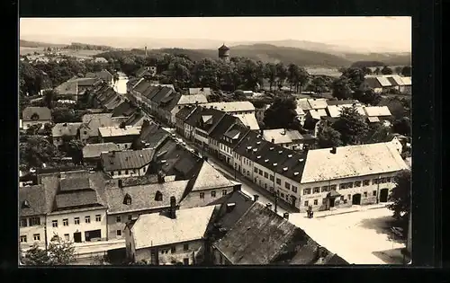 AK Sayda /Erzgeb., Ortsansicht aus der Vogelschau