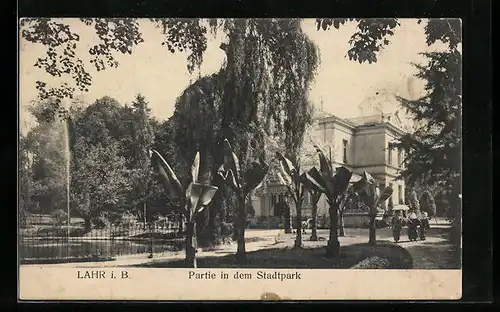 AK Lahr i. B., Partie im Stadtpark