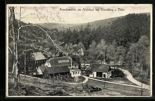 AK Mühltal b. Eisenberg i. Thür., Blick auf die Froschmühle