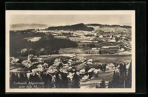 AK Altglashütten /bad. Schwarzwald, Gesamtansicht aus der Vogelschau