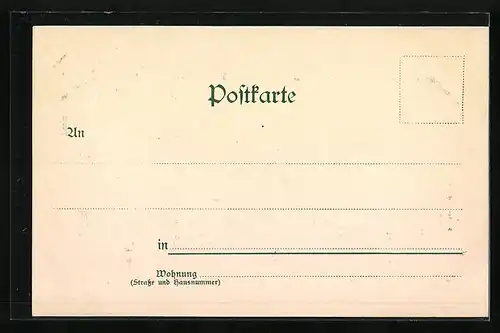 Lithographie Berlin-Kreuzberg, Wasserfall am Victoriapark