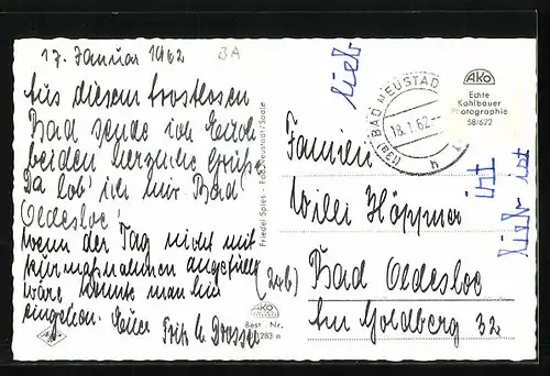 AK Bad Neustadt, Ortsansicht mit Ruine Salzburg