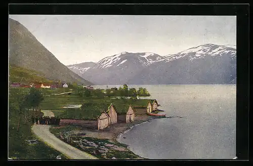 Künstler-AK Jolstervand, Sondfjord