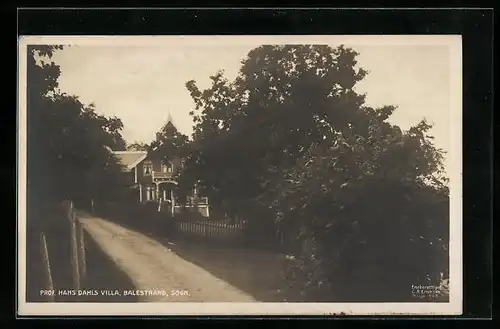 AK Balestrand /Sogn, Prof. Hans Dahls Villa