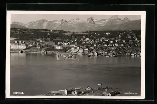 AK Tromso, Gesamtansicht aus der Vogelschau