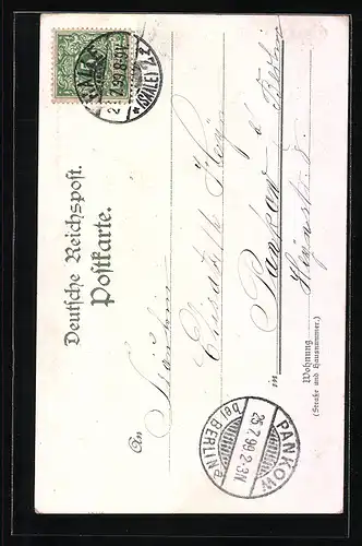 Lithographie Kyffhäuser, Kaiser Wilhelm-Denkmal, Reiterstandbild