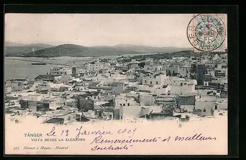 AK Tánger, Vista desde la Alcazaba