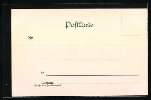 Lithographie Rüdesheim am Rhein, Bromser Burg