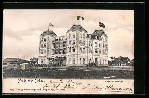 AK Duhnen / Nordseebad, Kurhaus Duhnen