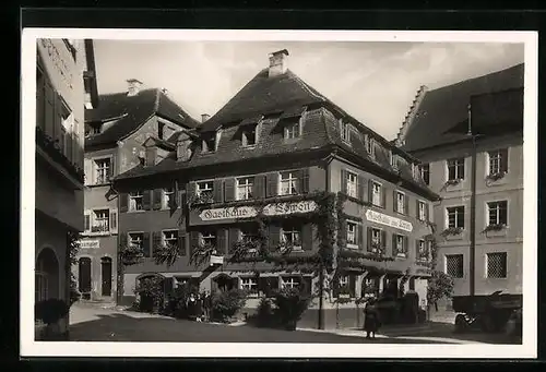AK Meersburg a. B., Gasthaus zum Löwen, Bes. K. Stadelhofer