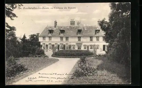 AK Roncherolles-les-Rouen, Chateau de Bimare